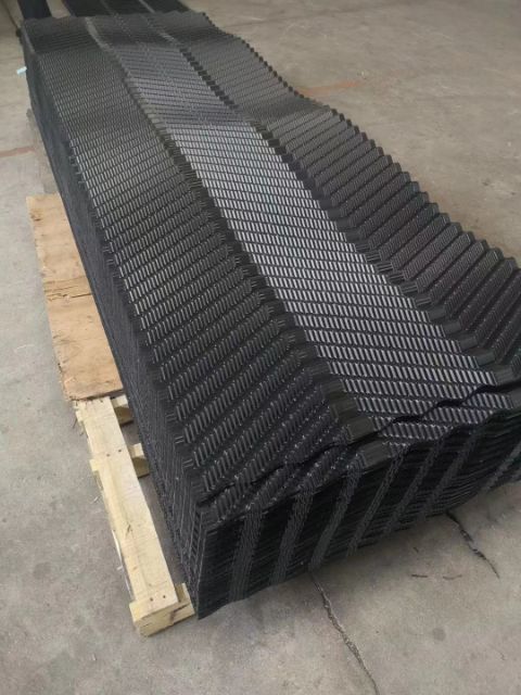 oblique wave cooling tower fill 