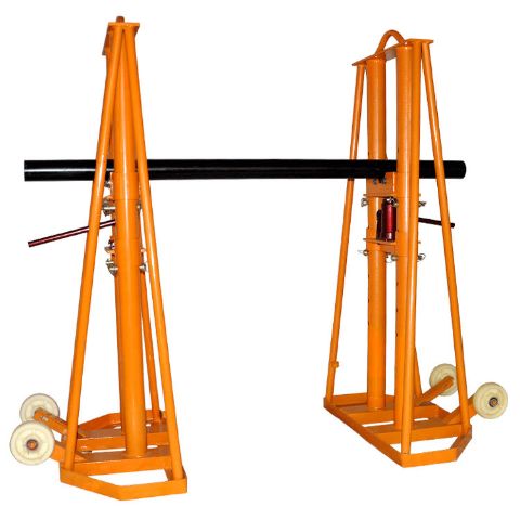 cable stand hydraulic cable drum lifting jack cable drum jack/cable drum  jacks