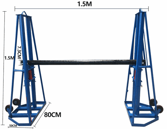 cable stand hydraulic cable drum lifting jack cable drum jack/cable drum  jacks